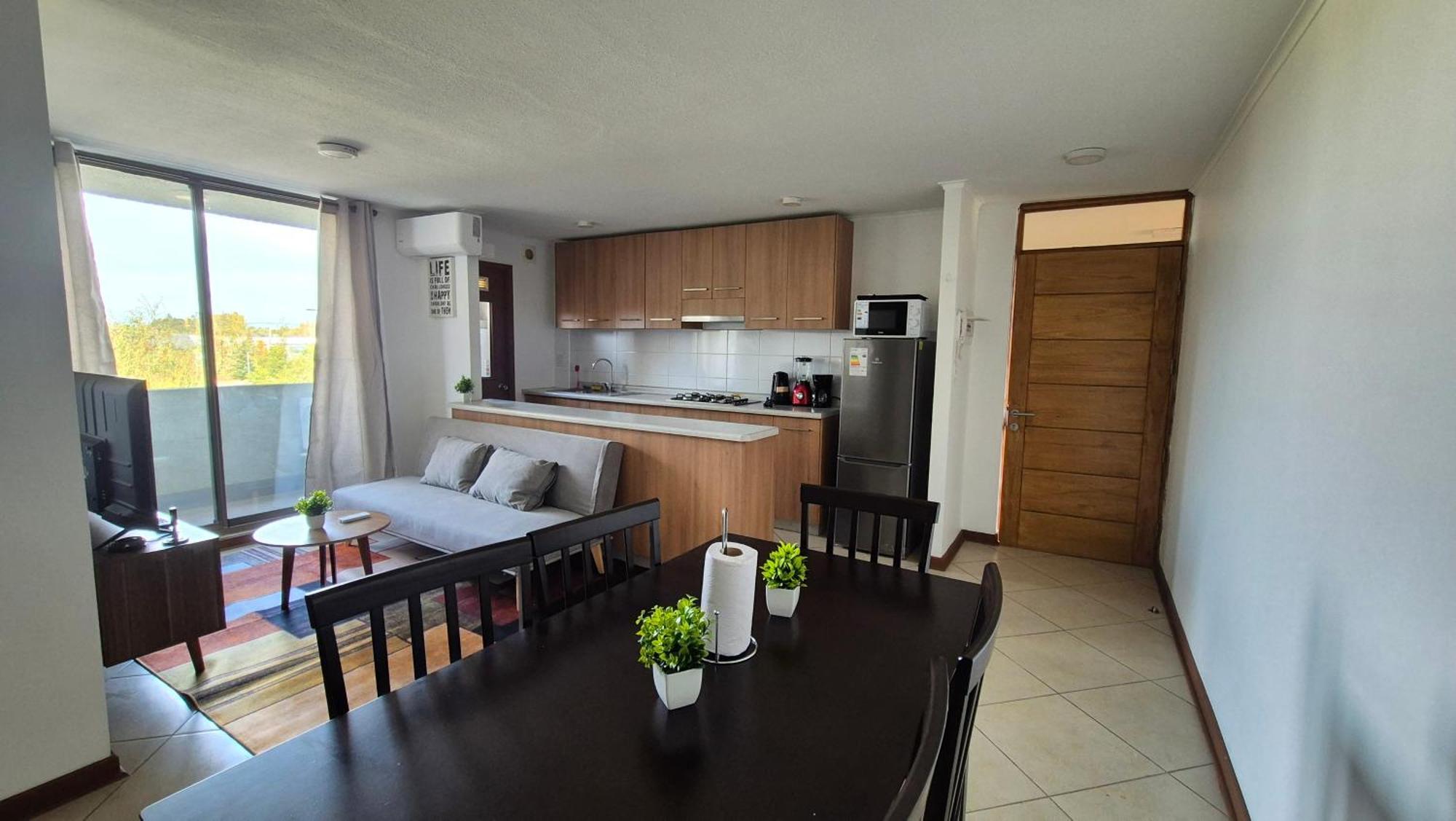 Apartamento Departamento Corporativo Iii Talca Rastras ' Valles Del Country - Rentcovac - Factura Inmediata *
